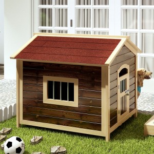 OEM/ODM Manufacturer Wooden Large Dog Crate Furniture, Heavy Duty Dog Cages for Medium/ Small Dogs Indoor, Super Sturdy Large Dog Kennel