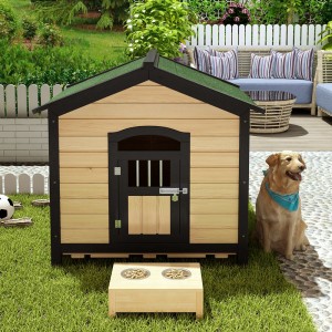 Fixed Competitive Price Luxury Series Outdoor Usage Rainproof Waterproof Plastic Cheap Dog House Pet Carrier Cage for Sale