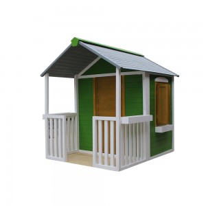 Factory Price For China Playsets Wooden Swing Set with Vinyl Canopy Roof and Shopping