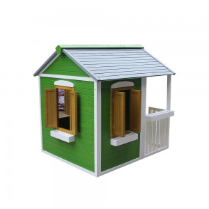 Factory Selling Kids Outdoor Playhouse Woodplayhouses Kids Playhouses Promotion Best Quality Children Kids Outdoor Cubby House Large Multifunctional Luxurious Wooden PlayhouseVideo
