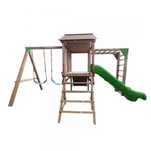 Chinese Professional Children Playground Equipment Outdoor Set Treehouse Outdoor Playground