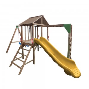Chinese Professional Children Playground Equipment Outdoor Set Treehouse Outdoor Playground