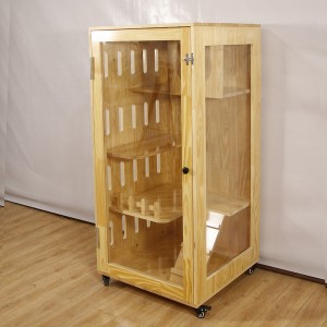 OEM/ODM Manufacturer Three-Layer Pet House Breathable Movable Display Cabinet