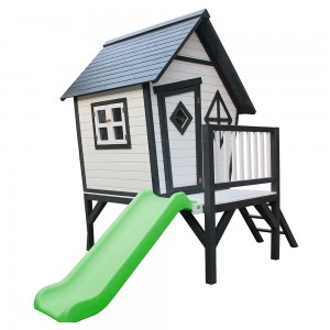 Large Modern Outdoor Children Wholesale Custom Kids Backyard Playhouse With Slide