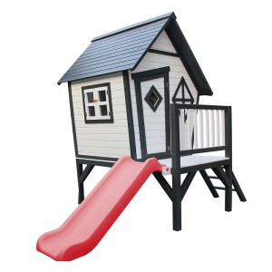New Arrival China China High Quality Natural Adventure Play House with Slide for Kids (HJ-15802)