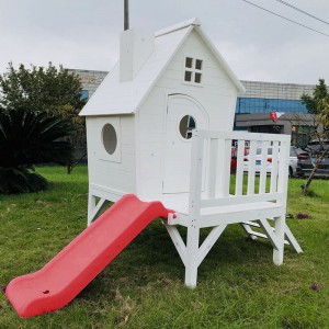 Factory making China Outdoor High Quality Kid Fun Wooden House Small Cubby House for Kids