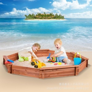 Super Purchasing for Hot Sale Backyard Wooden Sandbox Outdoor Wooden Sandpit for Kid for Sale