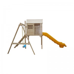 OEM China China Customized Wooden Series Outdoor Adventure Fitness Playground Equipment for Kindergarten and Preschool