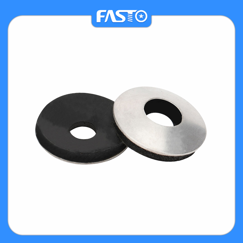 Најнижа цена за заптивање од нерђајућег челика 304 црно сива гума водоотпорна плоснати прстен заптивка кровна ЕПДМ везана подлошка за 12 # Кс16