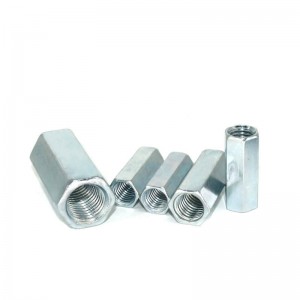 Large Hexagon Coupling nut hexagon long connect nuts