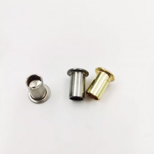 Steel Rivets Miniature Semi Tubular Blind Rivet Nuts