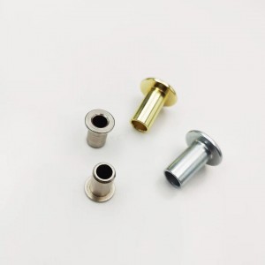 Steel Rivets Miniature Semi Tubular Blind Rivet Nuts