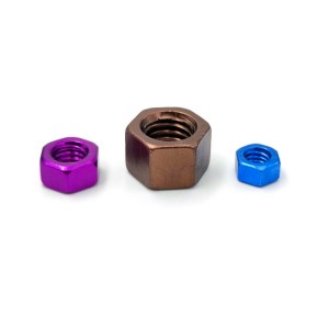 High strength color heavy hex nut
