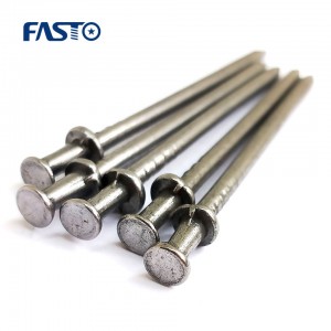 China Supplier Tianjin Factory Common Nail with Double Head Galvanized Iron Duplex Head Hangers Nail