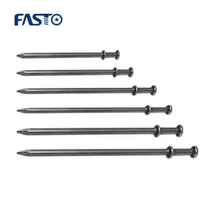 Paling Laris Hardened Steel Nail Galvanized Smooth Shank Concrete Nail High Quality