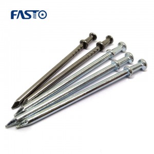 Factory Price 316 Stainless Steel Material Plastic Head Nail
