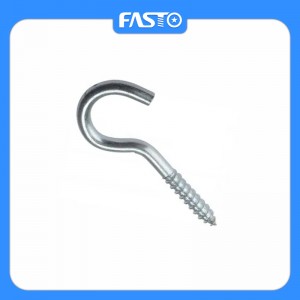 Factory Price 50mm Collated Screws - Multi-specification Galvanized Stainless Steel Sheep eye Hook Screws – FASTO