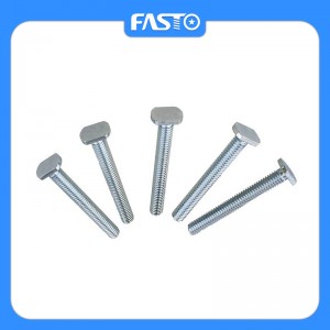 Best Price on Bolt With Double Threads - Hammer Square Rectangular T Head Bolt – FASTO