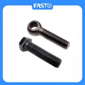 factory low price Wholesale Zinc Plated Steel Ss 304 12 mm Roof Hook Eye Bolt
