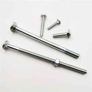 Stainless Steel Din 603 Flat Head Galvanized Carriage Bolt