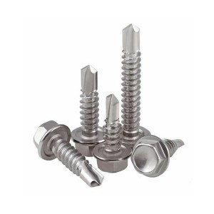 Roofing Screws with Bonded EPDM Washer Ind Hex Washer Head Self Drilling Screws
