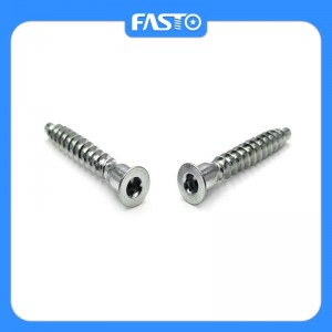 New Arrival China 2021 China Manufactured Standard Zinc Plated Furniture Wood Hex Socket Head Confirmat Screw Hexagon Socket Head Cap Screws with Reduced Loadability