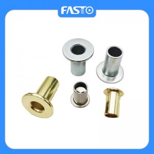 Special Design for China Rivet Supplier OEM Nonstandard Anti-Rust Flat Head Brass Semi Hollow Rivets