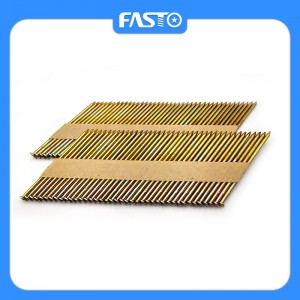 Factory Free sample 30/34 Degree Clipped Head Paper Strip Framing Nails