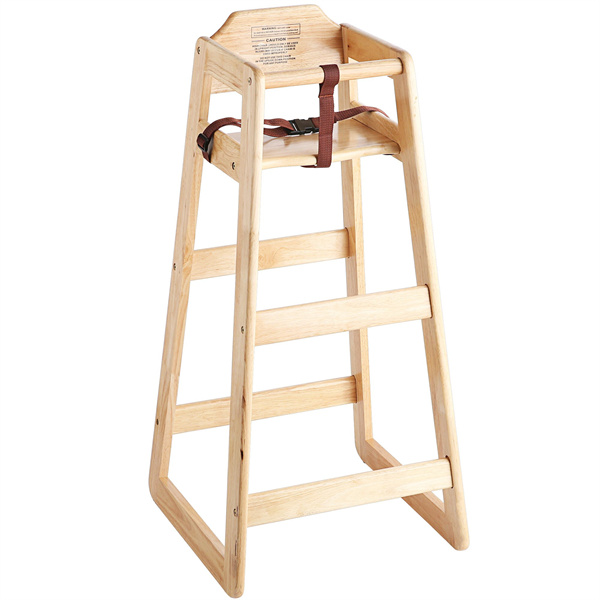 Stacking Restaurant Wooden Pub Height High Chair Featured Image