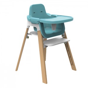 Rapid Delivery for Baby Wooden Dining Chair - Multifunctional Baby Highchair Kids Chair – Faye