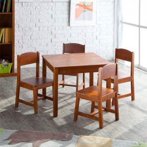 School Furniture Solid Wood Kids Desk And Chair