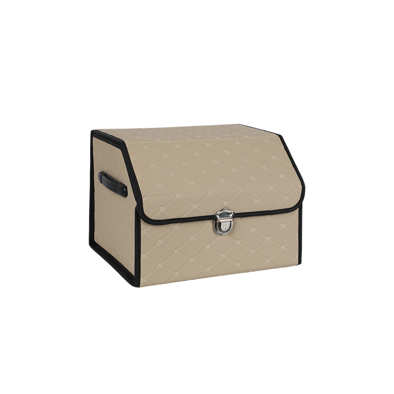 Single layer high quality storage box car trunk Organizer with mesh pocket Featured Image