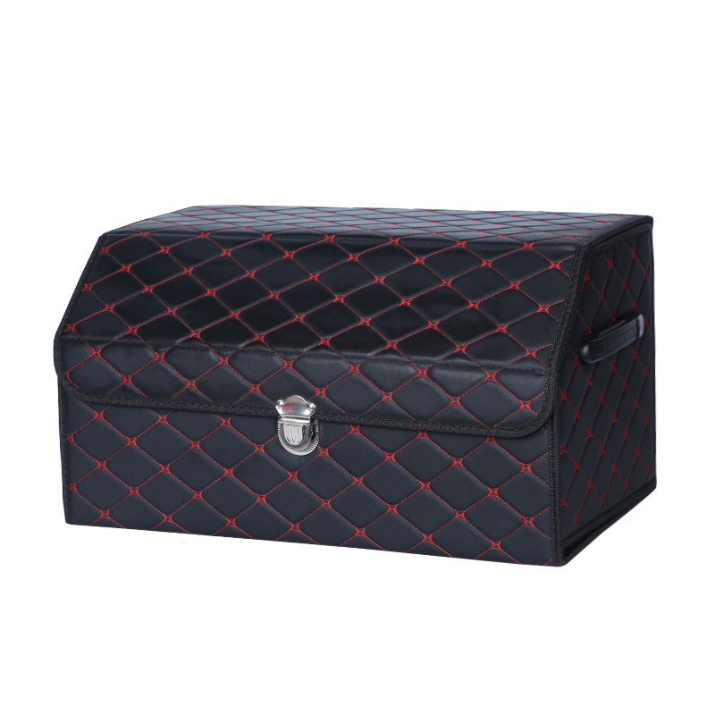 Single layers durable foldable collapsible cargo storage bag car trunk organizer Featured Image