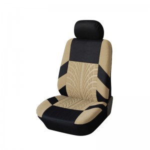 Perfect fit beige car seat cover, comfortable cotton and easy to clean, all seasons car seat cover