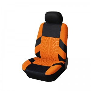 Perfect fit orange car seat cover, comfortable cotton and easy to clean, all seasons car seat cover