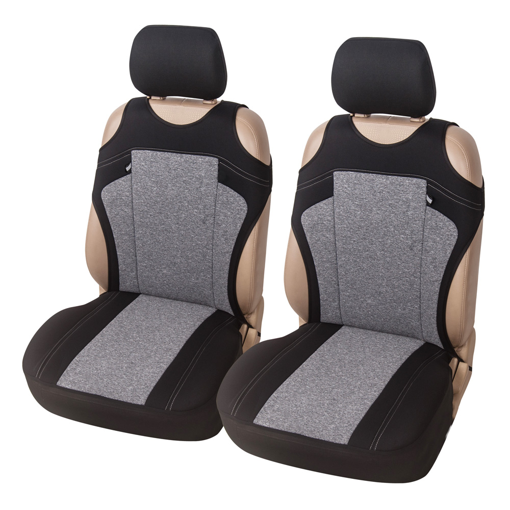 Grey Clolor Universal Car Front Seats Cover Popular Selling Car Front Seats Cushion Featured Image
