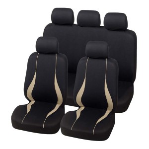 Beige Car seat cover general fabric seat cover interior car seat cover Amazon hot sales