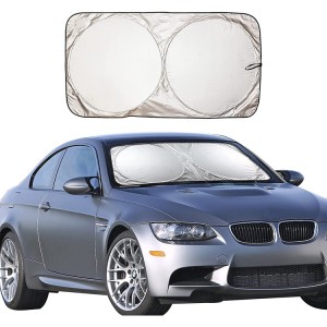 Car Interior Accessories Car Sun Visor for UV Rays and Sun Heat Protection Durable 170T Material Car Windshield sunshade
