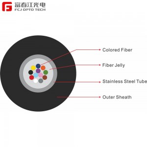 Stainless Steel Round Cable Optic Fiber Cable-FCJ OPTO TECH