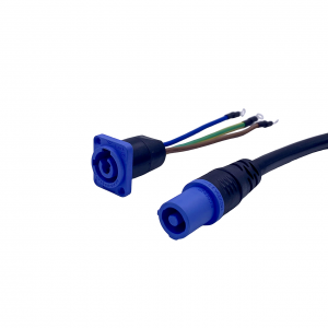 FCONNR New Version PowerCon Blue Smaller Male Plug Molding Cable