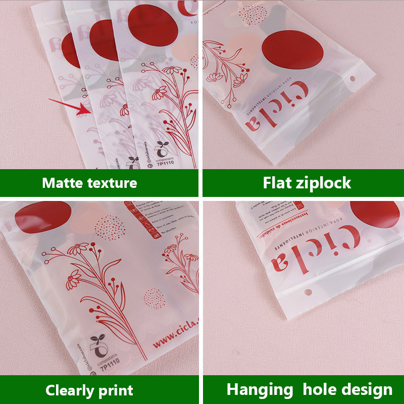 Original Factory Custom Packaging Bags Supplier - Transparent degradable PLA bone bag – Fudaxiang detail pictures