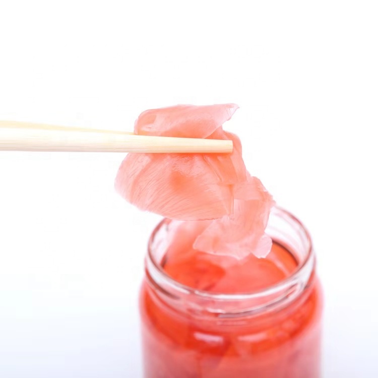 PriceList for 10g Small Sachet Pickled Pink Sushi Ginger - hot sale pink pickled sushi ginger  in glass bottle jar – Feifan