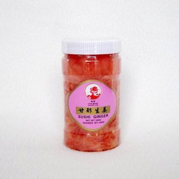 High Quality Pickled Sushi Ginger Slice White And Pink In Small Packaing - 180-360G/plastic bottle EU recipe Chinese Mature New Pickled Sushi Ginger White Pickled Sushi Ginger Pickled Sushi Ginger...