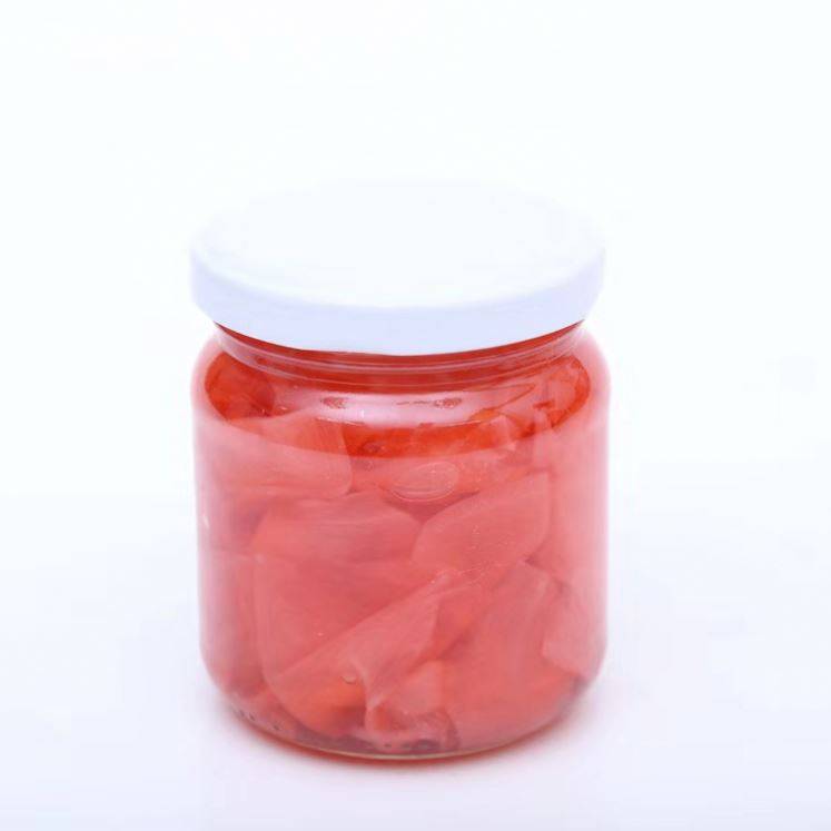 Free sample for Seasoned Kanpyo Gourd Shaving - 180-360G/glass bottle EU recipe pink color salty preserved pickled sushi ginger – Feifan