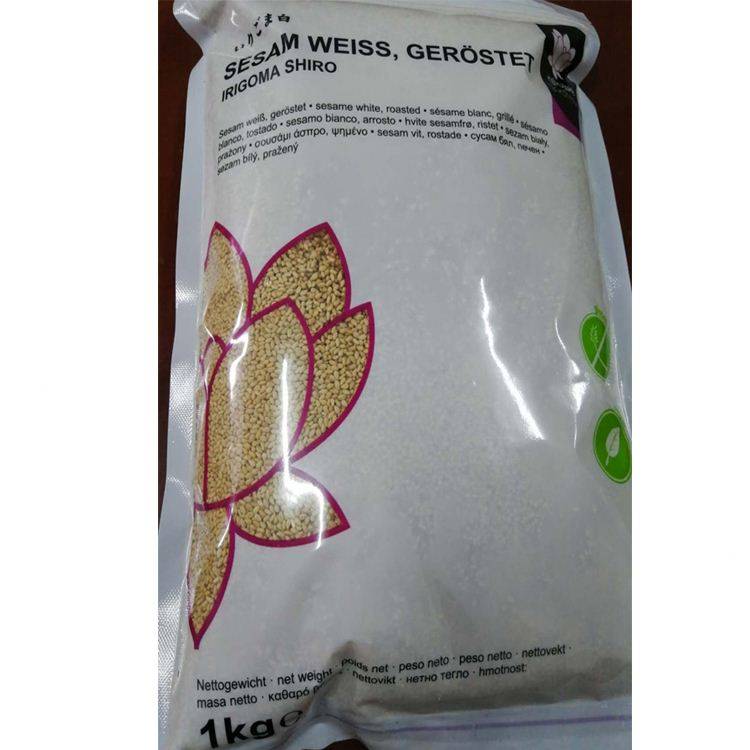 Wholesales High quality 1kg Chinese Roasted Nature sesame seeds White Sesame seeds for Sushi