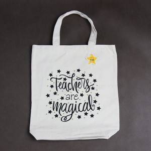 Factory supply premium natural cotton tote bag with OEM logo