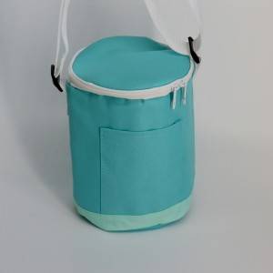 420D polyester round Insulated Picnic Cooler Bag
