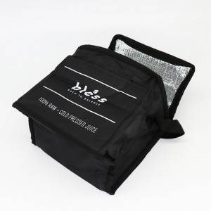 Customized traveling insulated long handle carrying cooler thermal lunch bag