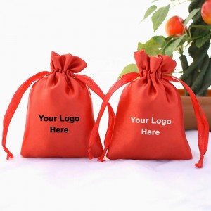 Wholesale Pouch Shopping Packing Bag with Custom Logo Printing Gift Drawstring Bag