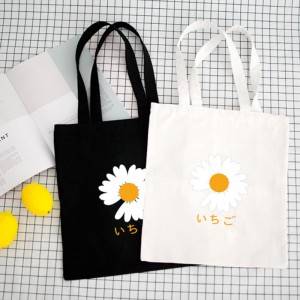 Factory supplied Large Personalized Tote Bag - GRS Eco-friendly Cotton canvas tote bag custom printing – Fei Fei